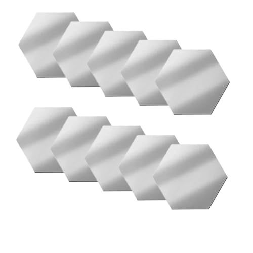 Ujjdwiurgh 48PCS 3D Wand Aufkleber Hexagon DIY Aufkleber Selbstklebende Mosaikfliesen Aufkleber für Schlafzimmerdekoration, F von Ujjdwiurgh