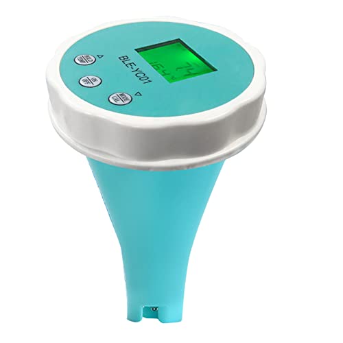 Ujjdwiurgh 6-In-1-Wasserqualit?tsdetektor PH EC TDS ORP Temperatur Chlor APP-Anzeige Schwimmbad Bluetooth Wasserqualit?tstest Ersatzzubeh?r von Ujjdwiurgh