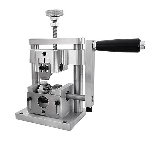 Ujjdwiurgh Abisolierzange Manuelles Abisolierwerkzeug Kupferkabel-Abisoliermaschine f¨¹r Altmetall Handkurbel mit Handbohrmaschine Silber von Ujjdwiurgh