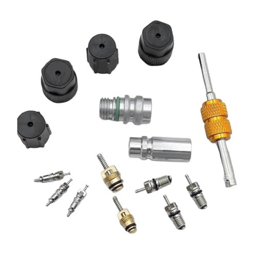 Ujjdwiurgh Auto A/C R134A Hochdruck-Servicventilsatz f¨¹r die Klimaanlage im Auto R12 R22 R134 Kerneinsatz-Ventilsatz von Ujjdwiurgh