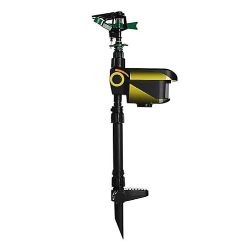 Ujjdwiurgh Automatischer, Rotierender Sprinkler f¨¹r Gro?e Fl?chen, Solarbetrieben, Bewegungsaktiviert, Tierabwehr-Sprinkler, Garten-Tierabwehr von Ujjdwiurgh