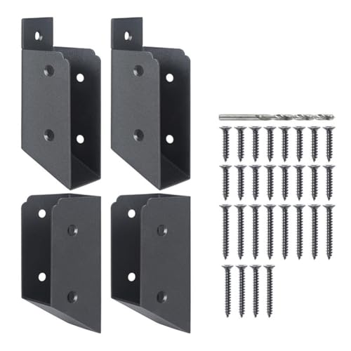 Ujjdwiurgh Edelstahl 2 X 4 (Eigentlich 1 ? X 3 ?) Deckgel?nderverbinder, f¨¹r Deckgel?nder, Handlauf, Scheune und Balkenende, Einfach zu Verwenden A von Ujjdwiurgh