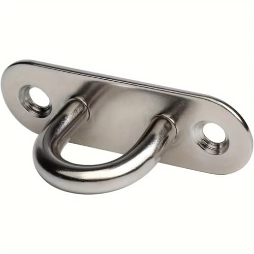 Ujjdwiurgh Edelstahlschraubenhaken & M5 Augenplattenring mit 20 -Fachen Montageschrauben, Ideal f¨¹r Meeresausr¨¹stung, Deckenwandbeh?nge von Ujjdwiurgh
