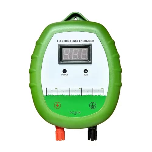 Ujjdwiurgh Elektrischer Zaun-Controller Solar Farm Zaun Spannung Rinder Pferde Schafe Elefanten Elektrischer Zaun Zubeh?r EU Stecker von Ujjdwiurgh