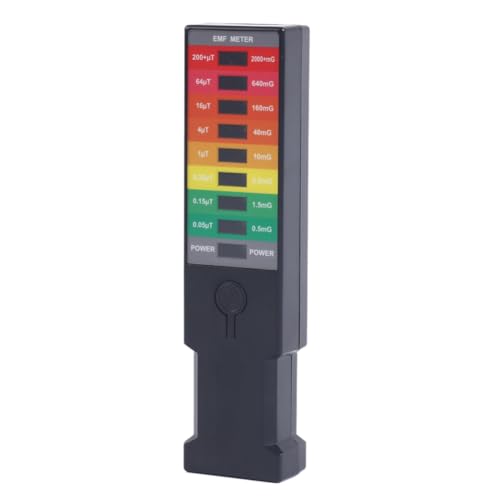 Ujjdwiurgh Elektromagnetischer Strahlungsdetektor, Tragbares EMF-Leseger?t, EMF-Messger?t, Tester, Magnetfeldmonitor, mit Langlebiger Batterie Ujjdwiurgh Elektromagnetischer Strahlungsdetektor, Tragbares EMF-Leseger?t, EMF-Messger?t, Tester, Magnetfeldmonitor, mit Langlebiger Batterie von Ujjdwiurgh