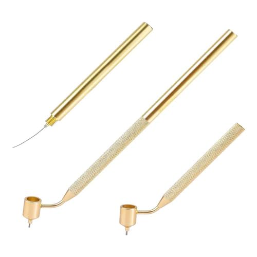 Ujjdwiurgh Farbauftragsstift, 0,4/0,7 Mm, Schr?ger Feinlinien-Schreibstift, Aluminium-Detaillierungsfl¨¹ssigkeits-Schreibstift, Stift f¨¹r Steinschl?ge, 2 St¨¹ck Ujjdwiurgh Farbauftragsstift, 0,4/0,7 Mm, Schr?ger Feinlinien-Schreibstift, Aluminium-Detaillierungsfl¨¹ssigkeits-Schreibstift, Stift f¨¹r Steinschl?ge, 2 St¨¹ck von Ujjdwiurgh