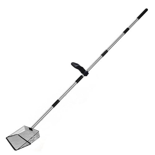 Ujjdwiurgh H¨¹hnchenkotschaufel, 5 in 1 Verstellbarer H¨¹hnchen -Coop Pooper Schaufel Edelstahl Sifing Schaufel Ergonomischer von Ujjdwiurgh