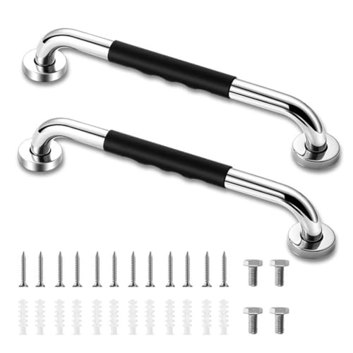 Ujjdwiurgh Haltegriffe f¨¹r die Dusche, 2er-Pack 16-Anti-Rutsch-Duschgriff mit Gummigriff, Handicap-Haltegriffe f¨¹r ?ltere Menschen f¨¹r die Wand, Langlebig Ujjdwiurgh Haltegriffe f¨¹r die Dusche, 2er-Pack 16-Anti-Rutsch-Duschgriff mit Gummigriff, Handicap-Haltegriffe f¨¹r ?ltere Menschen f¨¹r die Wand, Langlebig von Ujjdwiurgh