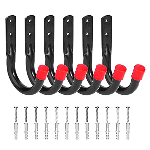 Ujjdwiurgh Hochbelastbare Garagenhaken f¨¹r Aufh?Ngen, 6 Garagen-Aufbewahrungshaken f¨¹r Verl?Ngerungskabel mit Wandankern und Schrauben Ujjdwiurgh Hochbelastbare Garagenhaken f¨¹r Aufh?Ngen, 6 Garagen-Aufbewahrungshaken f¨¹r Verl?Ngerungskabel mit Wandankern und Schrauben von Ujjdwiurgh