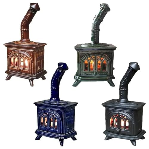 Ujjdwiurgh Kamin Kerzenhalter Teelicht Kunst Kerzenhalter Kreative Harz Kerzenhalter für Wohnzimmer Zuhause Esszimmer von Ujjdwiurgh