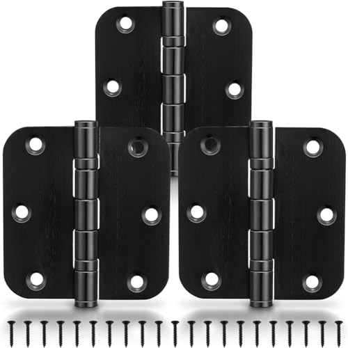 Ujjdwiurgh Kugelgelagerte T¨¹rscharniere, 3,5-T¨¹rscharniere, 5/8-Radius-Eckscharniere Aus Edelstahl, Glatt und Leise, Schwarz, Langlebig, Einfache Installation Ujjdwiurgh Kugelgelagerte T¨¹rscharniere, 3,5-T¨¹rscharniere, 5/8-Radius-Eckscharniere Aus Edelstahl, Glatt und Leise, Schwarz, Langlebig, Einfache Installation von Ujjdwiurgh