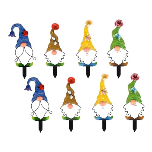 Ujjdwiurgh Metall-Gnom-Bodeneinf¨¹Gung, 3D-Insekten-Schmetterlings- f¨¹r Garten, Innenhof, Hinterhof, Rasen, Bodenornamente f¨¹r Den Au?enbereich von Ujjdwiurgh