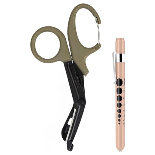 Ujjdwiurgh Pen Light f¨¹r Krankenschwestern & Medizin-Scheren, mit Pupillengr??e, Kunststoff+Metall EMT-Scheren,A Ujjdwiurgh Pen Light f¨¹r Krankenschwestern & Medizin-Scheren, mit Pupillengr??e, Kunststoff+Metall EMT-Scheren,A von Ujjdwiurgh