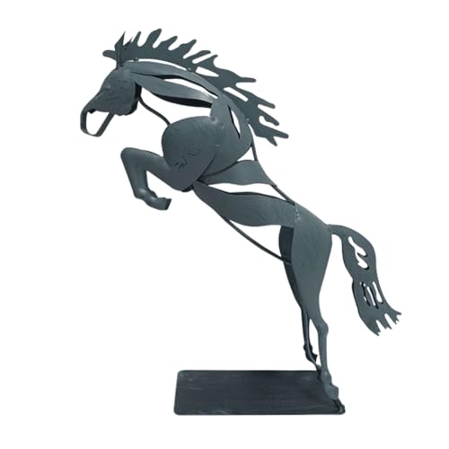 Ujjdwiurgh Pferdeskulptur-Ornamente, Handgefertigt, Lebensechte Pferdestatue, Schreibtischdekoration, Langlebig von Ujjdwiurgh