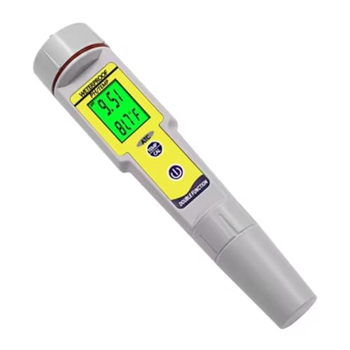 Ujjdwiurgh Praktischer Kunststoff -PH -Messger?t, Genaue und Tragbare Tester Tester PH -S?uremessel f¨¹r Aquarien Temperaturkompensation Messwerte f¨¹r die Lebensmittel- und Getr?nkeindustrie von Ujjdwiurgh