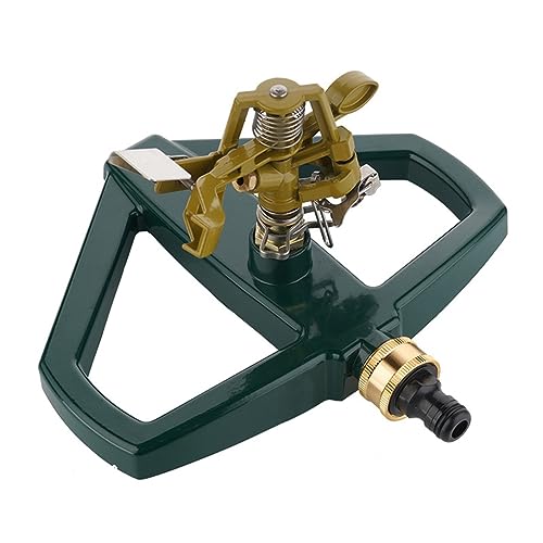 Ujjdwiurgh Prallsprinkler mit Sockel, Kreisf?rmiger Sprinkler mit Sprinklerkopf f¨¹r Rasen, Garten von Ujjdwiurgh