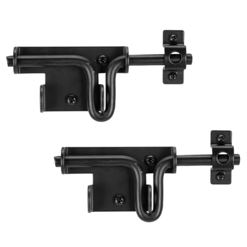 Ujjdwiurgh Robuster Schieberiegel-Torriegel, Schieberiegel-T¨¹rschloss mit Loch f¨¹r Vorh?ngeschloss, Schieberiegel-Hardware f¨¹r Schuppent¨¹r/Scheunent¨¹r von Ujjdwiurgh