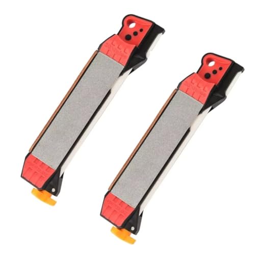 Ujjdwiurgh Tragbarer Schleifstein f¨¹r Den Heimgebrauch, Multifunktionaler, Verstellbarer Manueller Messersch?rfer, Handgef¨¹hrter Werkzeugschleifer mit Doppelter Schrubbfunktion von Ujjdwiurgh