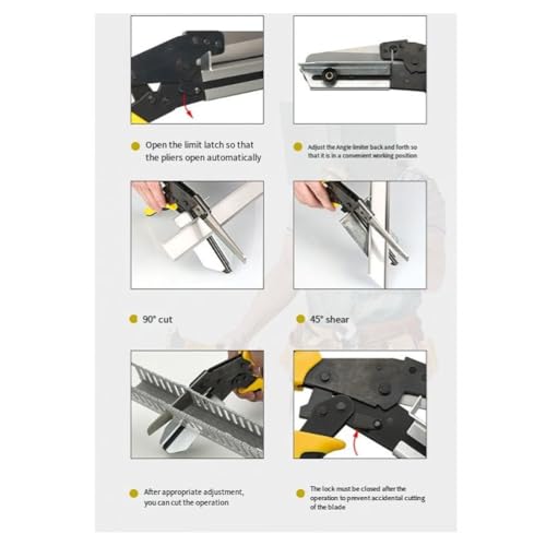 Ujjdwiurgh VSJ-110XC PVC-Kabelkanalschere mit Professionellem Schnittwinkel Von 45-90 Grad, Robustes PVC-Schneidwerkzeug Ujjdwiurgh VSJ-110XC PVC-Kabelkanalschere mit Professionellem Schnittwinkel Von 45-90 Grad, Robustes PVC-Schneidwerkzeug von Ujjdwiurgh