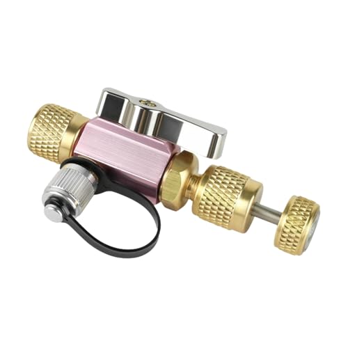 Ujjdwiurgh Vakuum-Bewertete Ventilkernentfernungsinstrument mit 5/16 "Weiblicher Fackel und 1/4" M?nnlicher Flare, R410A Kompatibel von Ujjdwiurgh
