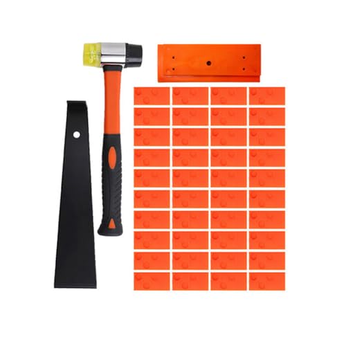 Ujjdwiurgh Verlegeset f¨¹r Laminat- und Holzb?den, Abstandshalter, Schlagklotz, Zugstange und Hammer mit Glasfasergriff, 43-Teilig, Langlebig, Einfache Installation, Einfach zu Bedienen Ujjdwiurgh Verlegeset f¨¹r Laminat- und Holzb?den, Abstandshalter, Schlagklotz, Zugstange und Hammer mit Glasfasergriff, 43-Teilig, Langlebig, Einfache Installation, Einfach zu Bedienen von Ujjdwiurgh
