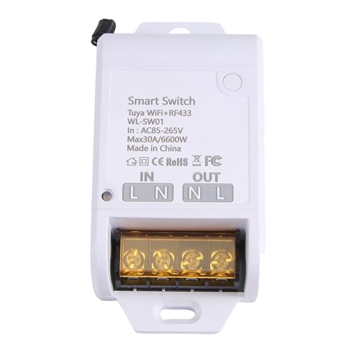 Ujjdwiurgh ZigBee Graffiti WiFi Ein/Aus 30A WIFI+RF433 Hochleistungsfernbedienung Sprachlampe Smart Switch von Ujjdwiurgh