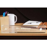 Schreibtisch Namensschild - Lehrer Haustier Design von UkHouseSigns