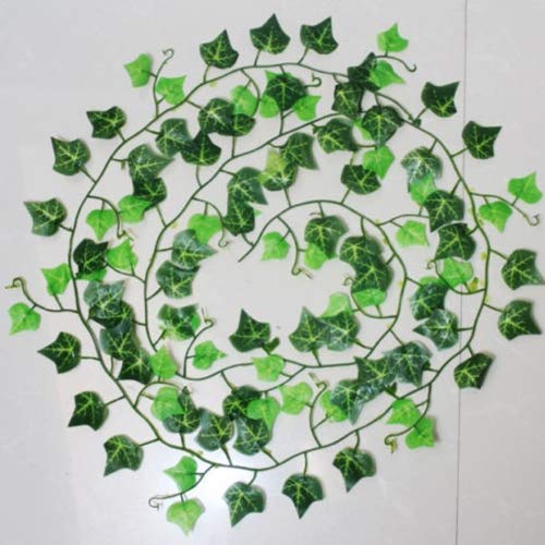 Ukallaite Künstliche Blume für DIY Blumensträuße, Heimdekoration & künstliche Efeublätter, Girlande, Pflanzen, Rebe, künstliches Laub, Heim, Zimmer, DIY Wanddekoration von Ukallaite