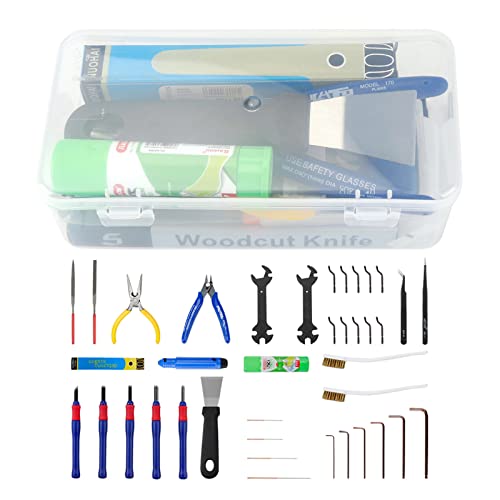 3D Druck Entfernungswerkzeug Set Paket Mit Aufbewahrungstasche 3D Druck Werkzeugset Für Ender-3-Reparatur Wartung 3D Drucker Werkzeugset Box Kit Set Für 3. 3D Druck Werkzeugset Enthält Werkzeug von Ukbzxcmws