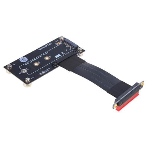 Ukbzxcmws 10 cm M.2 NVME Key M Zu PCI Express Verlängerungskabel Erweiterungsplatine Mit Pad Unterstützt 2230 2242 2260 2280 NVME Zu PCIE 4X Erweiterung von Ukbzxcmws