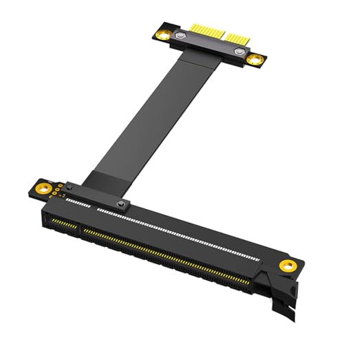 Ukbzxcmws 25 cm PCIE3.0 X16 Auf 1X Kabel PCIExpress PCIE X16 Extender Rechtwinkliger von Ukbzxcmws