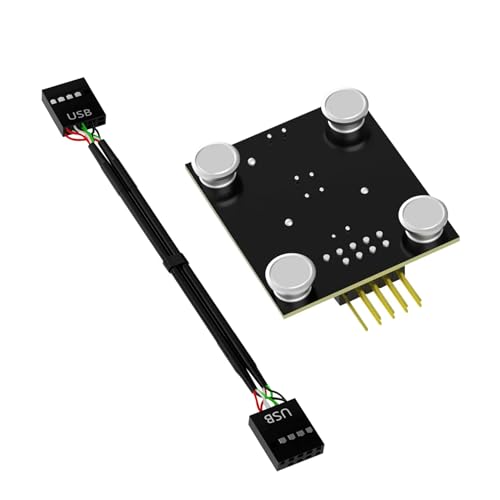 Ukbzxcmws Doppelter USB 3.1-Frontplatten Header USB 2.0 9-poliger Auf USB 2.0 Typ E Key A Interner Adapter Motherboard Stecker Adapter 9-poliger Adapter Frontplatten Header Ukbzxcmws Doppelter USB 3.1-Frontplatten Header USB 2.0 9-poliger Auf USB 2.0 Typ E Key A Interner Adapter Motherboard Stecker Adapter 9-poliger Adapter Frontplatten Header von Ukbzxcmws