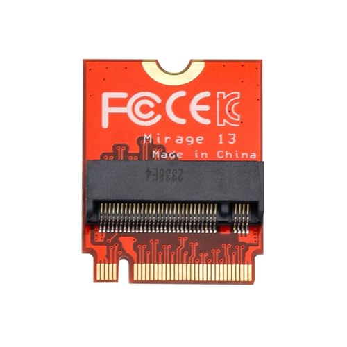 Ukbzxcmws Für Rog Handheld Konsole Konverter Modifizierter 2280 NVME M.2 180 Grad Reverse PCIE4.0 M.2 Adapter Kompakte M.2 Adapter von Ukbzxcmws