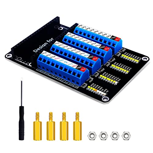 Ukbzxcmws Schrauben Erweiterungsplatine Schraubenblock Modulplatine Mit LED Für Schraubenplatine von Ukbzxcmws