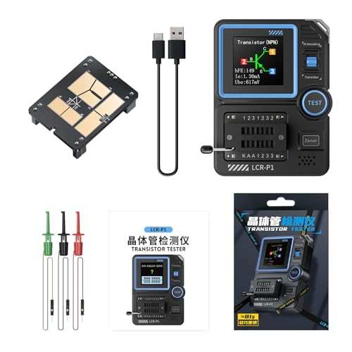 Ukbzxcmws Transistortester ABS LCRP1 Mit Austauschbaren Testplatinen Datenkabel 1-Tasten Schnellidentifikationsfunktion Ukbzxcmws Transistortester ABS LCRP1 Mit Austauschbaren Testplatinen Datenkabel 1-Tasten Schnellidentifikationsfunktion von Ukbzxcmws