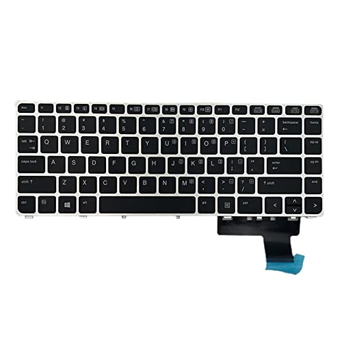 Ukbzxcmws US Laptop Tastatur Mit Englischen Buchstaben/Zeichen – Desktop Design In Voller Größe Für EliteBook 9470m 9470 9480 US Layout Tastatur von Ukbzxcmws