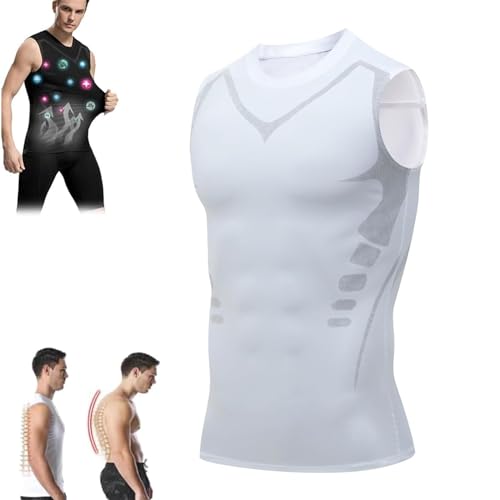 Ukisisi Duneva Abnehmweste，Vitalvest Abnehmweste，vitalvest，vital Vest，körperformendes Unterhemd Herren，abnehmen Weste，abnehmweste， Herren KöRperformendes Bauch-Weg Kompressions Shapewear Unterhemd von Ukisisi