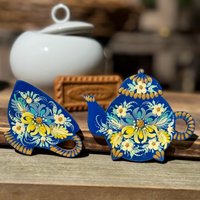 Teapot & Cup Fridge Magnets Wooden Ukrainian Hand Painted - Kitchen Decorations Housewarming Gifts 5 O'clock Tee Time Teapot & Cup Fridge Magnets Wooden Ukrainian Hand Painted - Kitchen Decorations Housewarming Gifts 5 O'clock Tee Time von UkrGiftsShop
