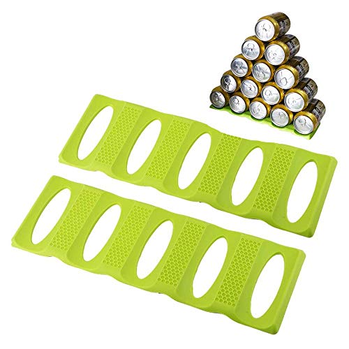 2 Stücke Flasche Stapeln Matte kann Stacker Küchenschrank und Kühlschrank Lagerung Rack WeinFlaschen Halter von Ulalaza