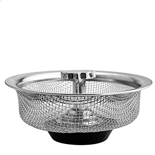 2er Pack Küchenspüle Sieb Breitrand Edelstahl Abflussfilter Anti-Verstopfung Mikro Perforationslöcher von Ulalaza