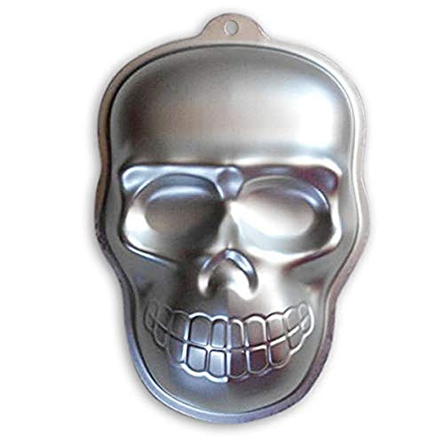 3D Schädel Backform Halloween Aluminium Backform Antihaft DIY Backenwerkzeuge von Ulalaza