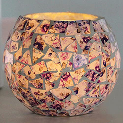 Ulalaza 2 Stück Teelicht Kerzenhalter Mosaik Glaskerzengläser Handgemachte Romantische Teelichthalter Freundschaft Nachtlicht für Party Hochzeit Geburtstag Jubiläum Ulalaza 2 Stück Teelicht Kerzenhalter Mosaik Glaskerzengläser Handgemachte Romantische Teelichthalter Freundschaft Nachtlicht für Party Hochzeit Geburtstag Jubiläum von Ulalaza