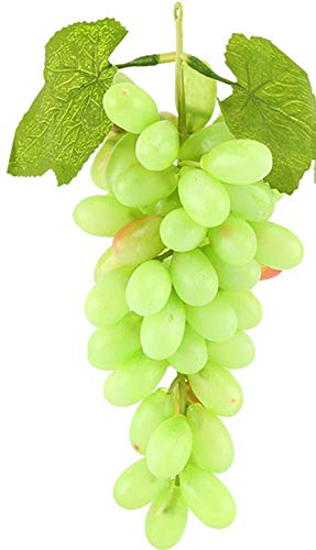 Ulalaza 60 Pcs gefälschte große Lange grüne Rosinen künstliche Früchte Modell lebensechte Haus Küche Party Dekoration Schreibtisch Ornament Ulalaza 60 Pcs gefälschte große Lange grüne Rosinen künstliche Früchte Modell lebensechte Haus Küche Party Dekoration Schreibtisch Ornament von Ulalaza