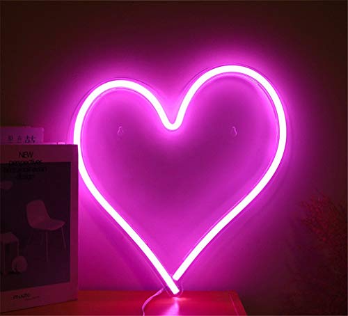 Ulalaza Neonlicht Zeichen LED Herz Nachtlichter USB-betrieben dekorative Festzelt Zeichen Bar Pub Store Club Garage Home Party Dekor Ulalaza Neonlicht Zeichen LED Herz Nachtlichter USB-betrieben dekorative Festzelt Zeichen Bar Pub Store Club Garage Home Party Dekor von Ulalaza