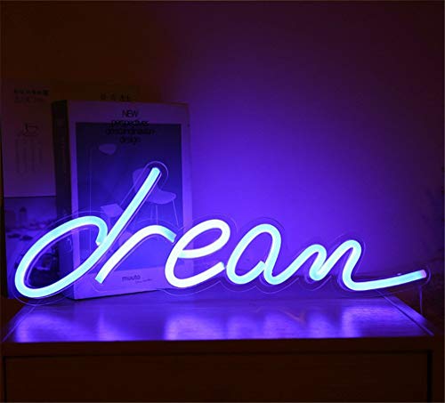 Ulalaza Neonlicht Zeichen LED Traum Nachtlichter USB-betrieben dekorative Festzelt Zeichen Bar Pub Store Club Garage Home Party Dekor von Ulalaza