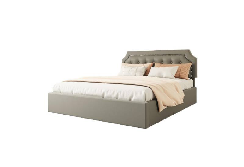 Ulife Polsterbett hydraulisches Zwei-Wege-Bett Stauraumbett Flachbett, minimalistisches Design, 160*200cm Ulife Polsterbett hydraulisches Zwei-Wege-Bett Stauraumbett Flachbett, minimalistisches Design, 160*200cm von Ulife