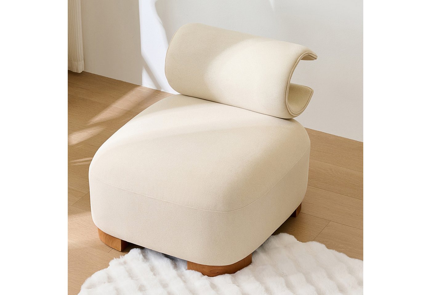 Ulife Relaxsessel Mehrzweck-Sofa mit Katzenhöhle, Einsitzer-Sofa, Lounge-Sessel, kratzfestes Material, ergonomisches Design, 79x69x64cm von Ulife
