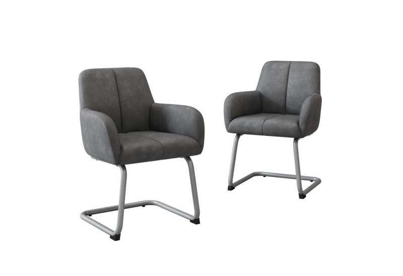 Ulife Stuhl Esszimmerstuhl, Sessel, moderner, minimalistischer Freizeitstuhl (2 St), mit gewölbten StahlfüBen, 2er set von Ulife