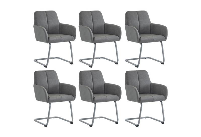 Ulife Stuhl Esszimmerstuhl, Sessel, moderner, minimalistischer Freizeitstuhl (6 St), mit gewölbten StahlfüBen, 6er set von Ulife