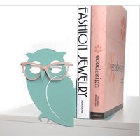 Einzigartige Eulen Buchstützen Mit Brillenständer Für's Kinderzimmer von Uligo